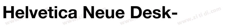 Helvetica Neue Desk字体转换 Helvetica Neue Desk字体转换